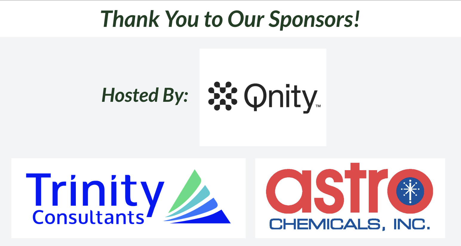 MCTA Sponsors